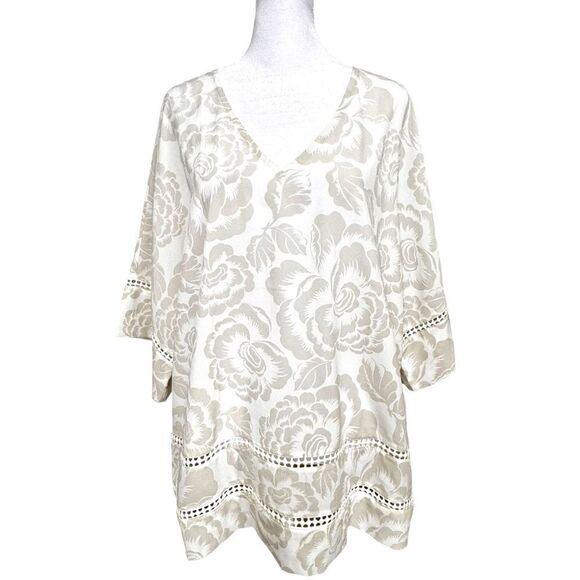 Ann Taylor Factory Tops - Ann Taylor Factory Flowy Lightweight Airy V-Neck Relaxed Blouse Top. XL. NEW.
